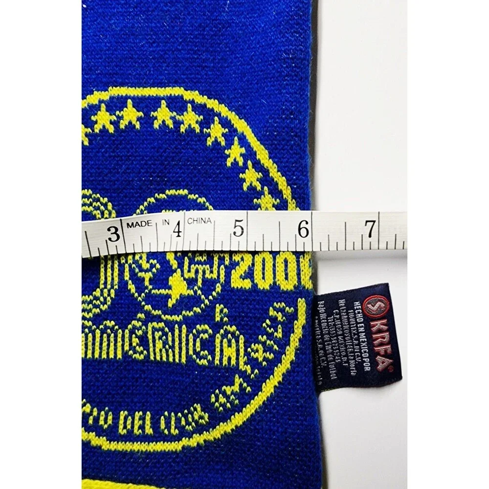 Authentic Club America 2006 90 Años Years Scarf Double Sided Bufanda Vtg SKRFA